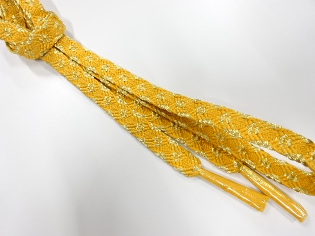 未使用品　正絹　手組帯締め